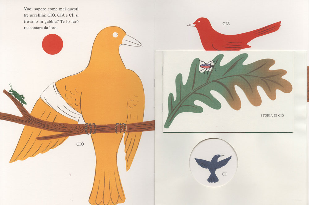 Corraini Storie di tre uccellini libro Bruno Munari