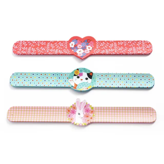 Djeco Slap Flower bracciale slap 1 pz avvolgente