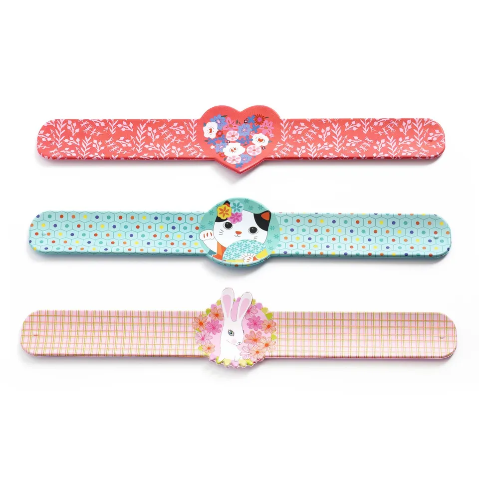 Djeco Slap Flower bracciale slap 1 pz avvolgente