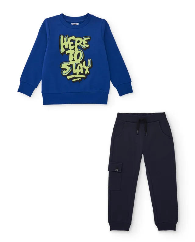 Tuc Tuc Rebel Street tuta bimbo blu felpa e jogger