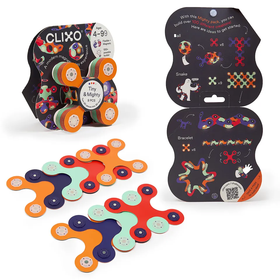 Clixo Tiny & Mighty Spazio gioco magnetico 9 pezzi
