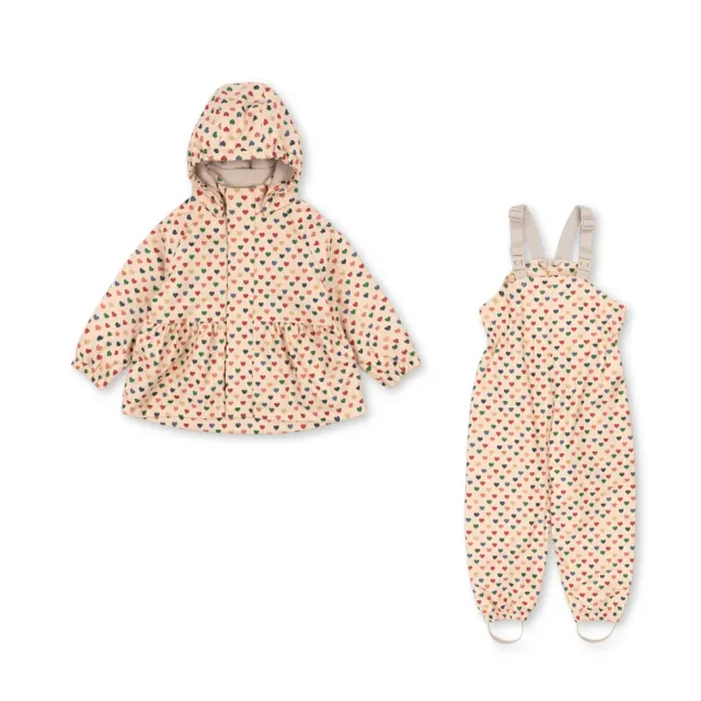 Konges Sløjd Rain Palme Coeur Completo Antipioggia Pile