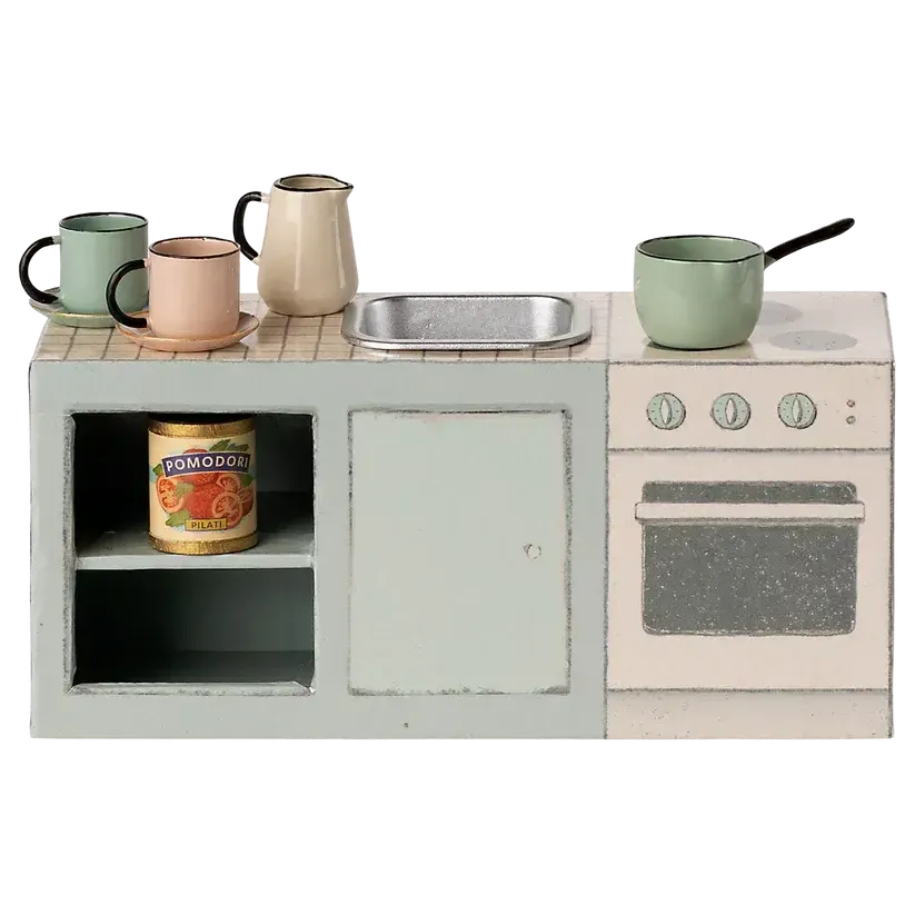 Maileg Cooking Set cucina topolini 2026 metallo