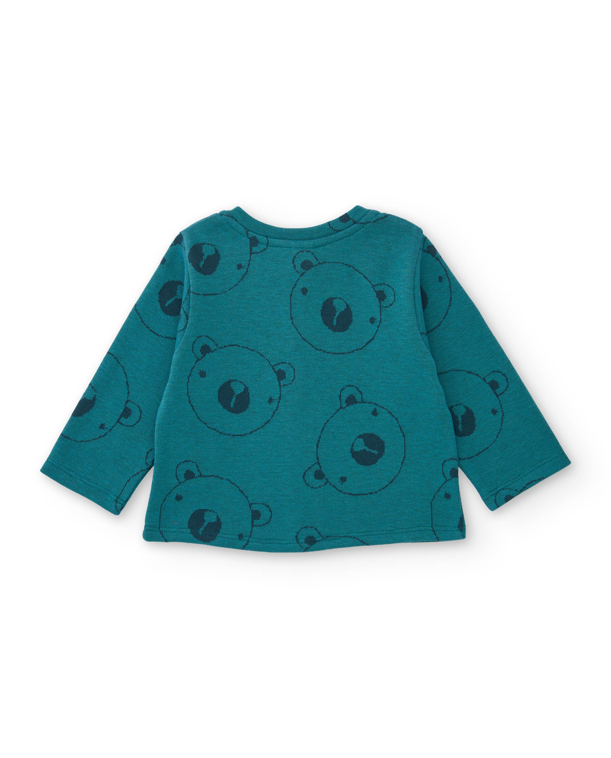 Tuc Tuc completo neonato 3 pezzi verde orso