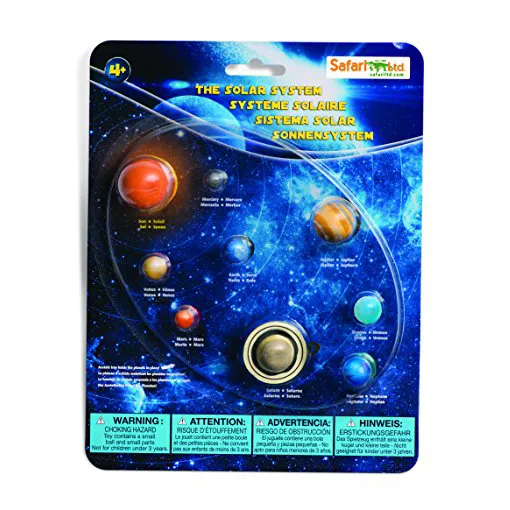 Safari Ltd Sistema Solare set pianeti 9 pezzi educativo