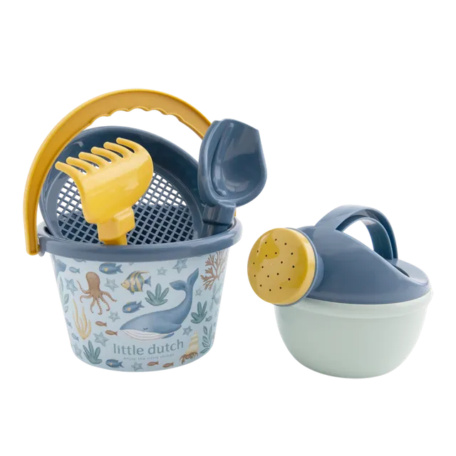 Little Dutch set giochi spiaggia blu oceano secchiello
