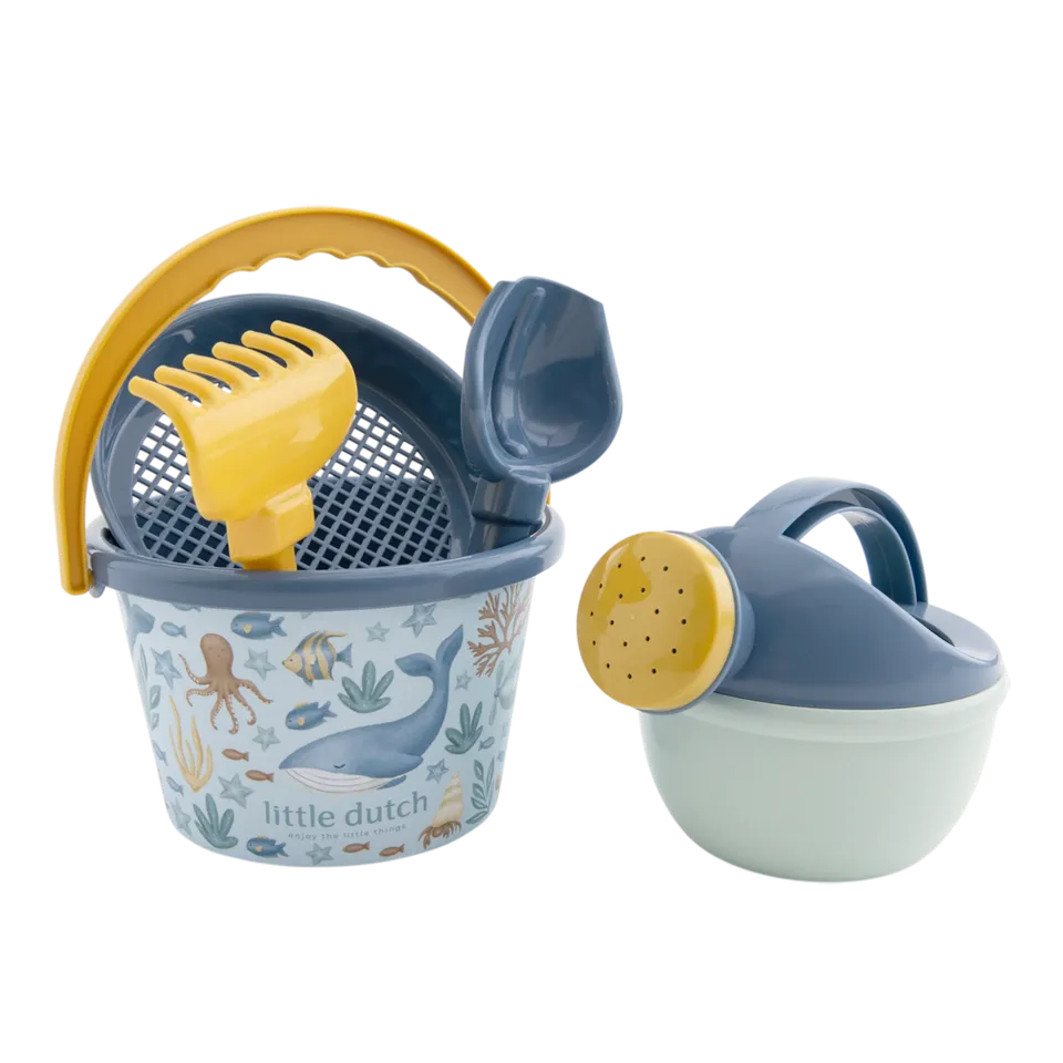 Little Dutch set giochi spiaggia blu oceano secchiello