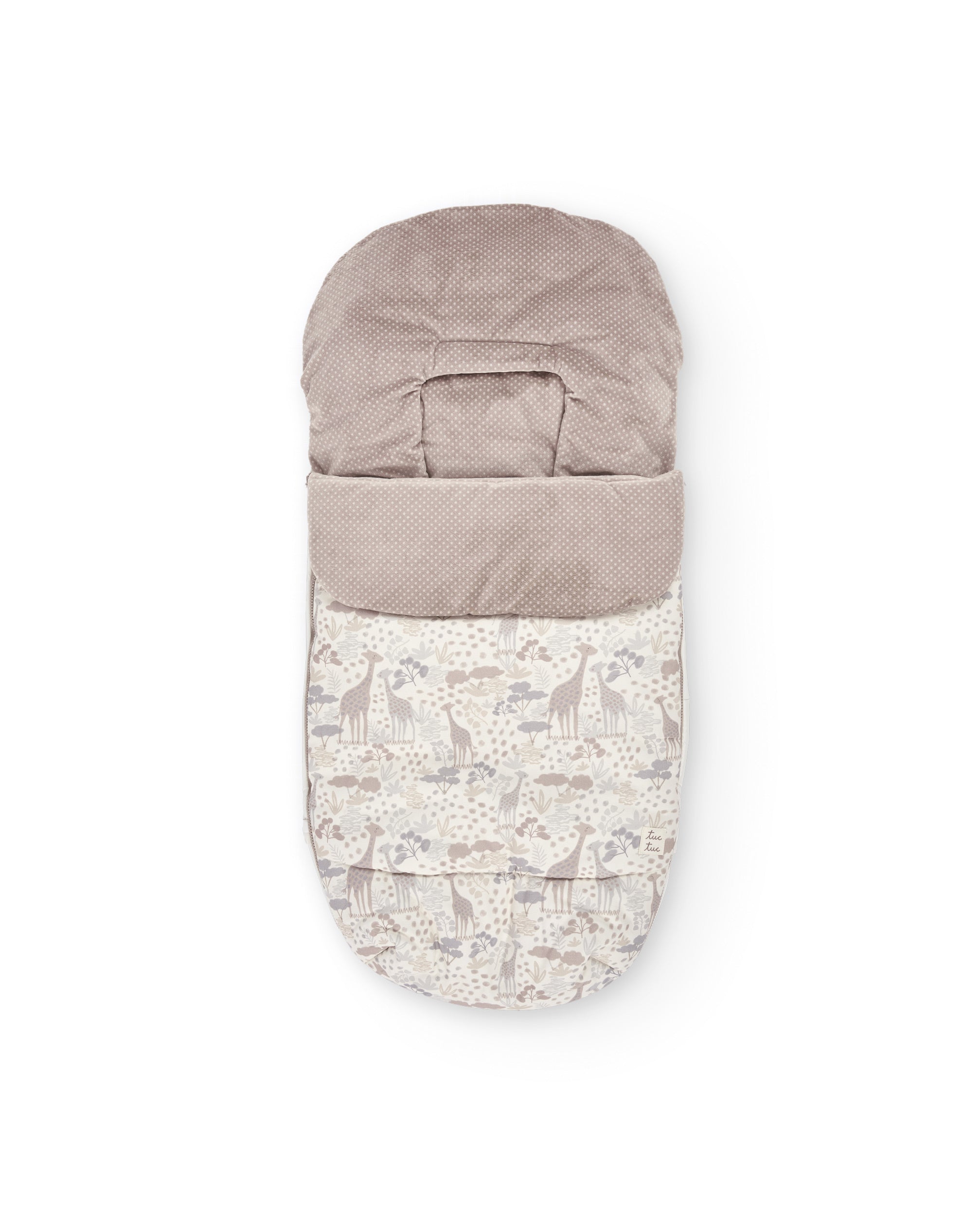 Tuc Tuc sacco passeggino universale giraffa beige