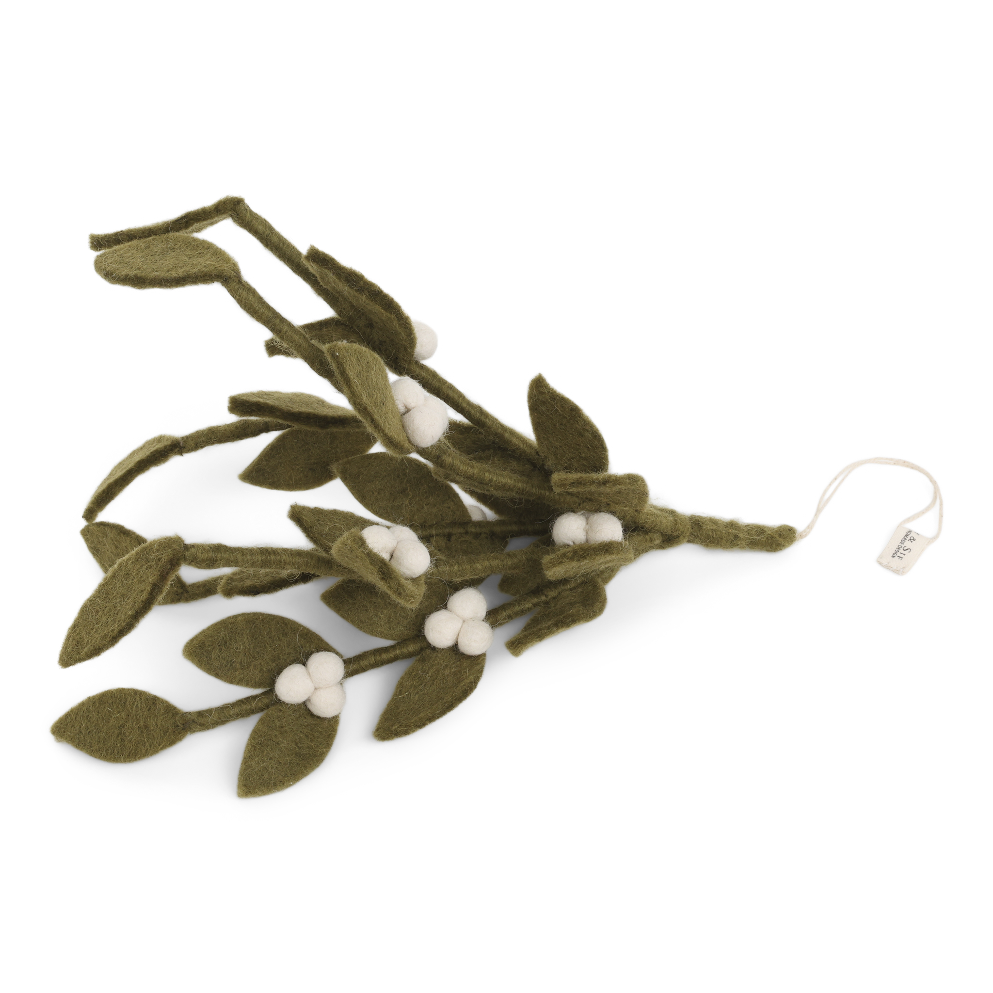 Gry Sif vischio da appendere 25 cm lana feltro
