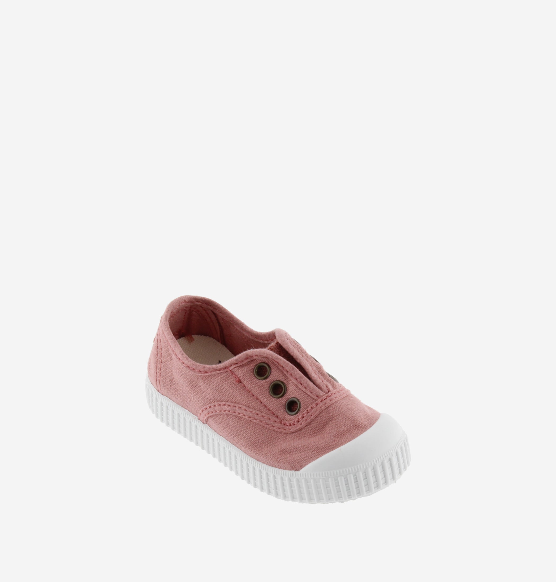 Victoria sneakers tela bimba rosa nude cotone ecologico