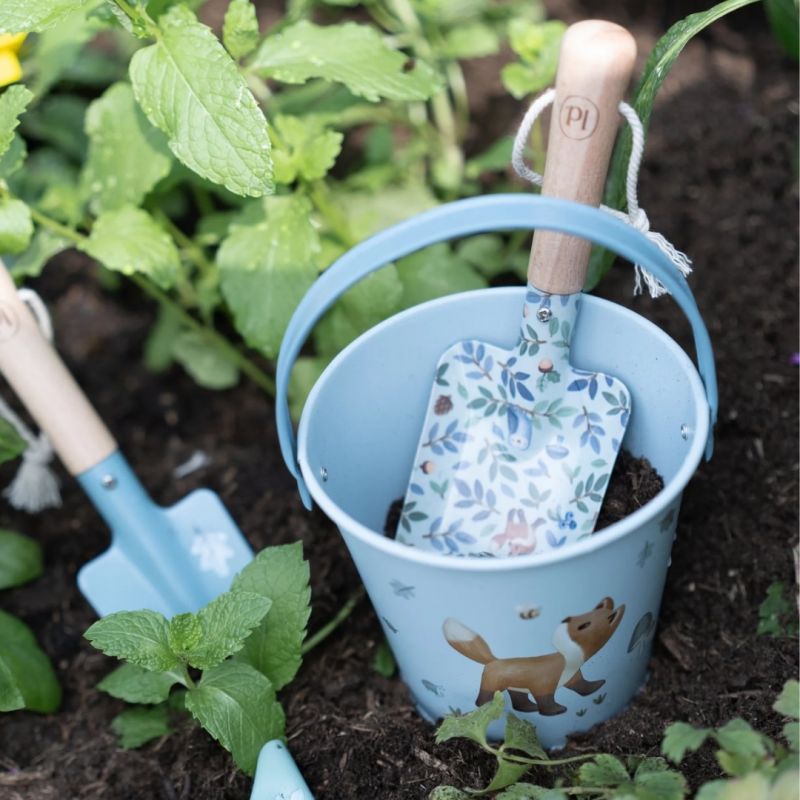 Little Dutch Secchiello Giardinaggio in Metallo Blu