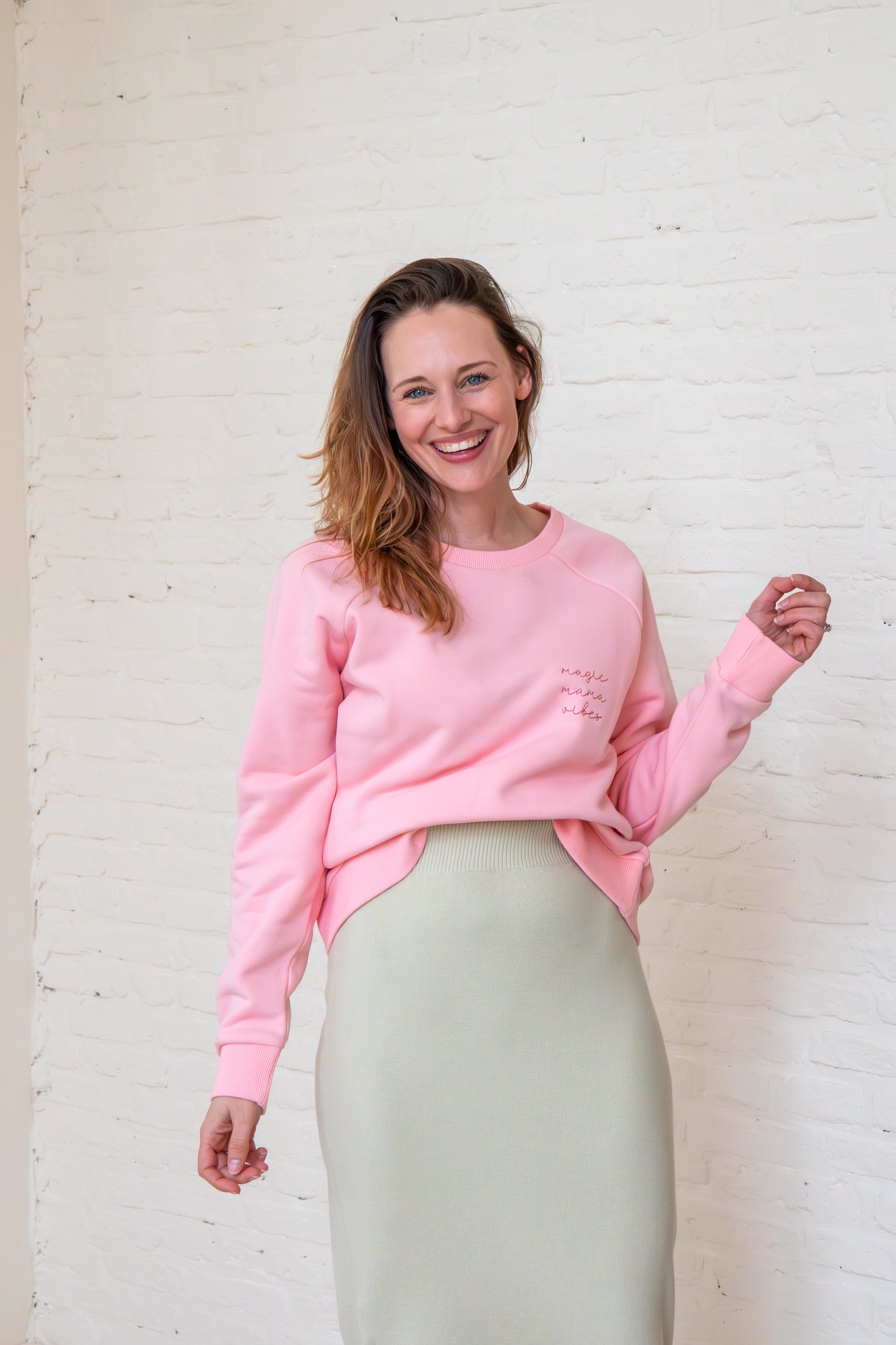 Ella and Rapha MAMA Classic Fit felpa rosa cherry blossom