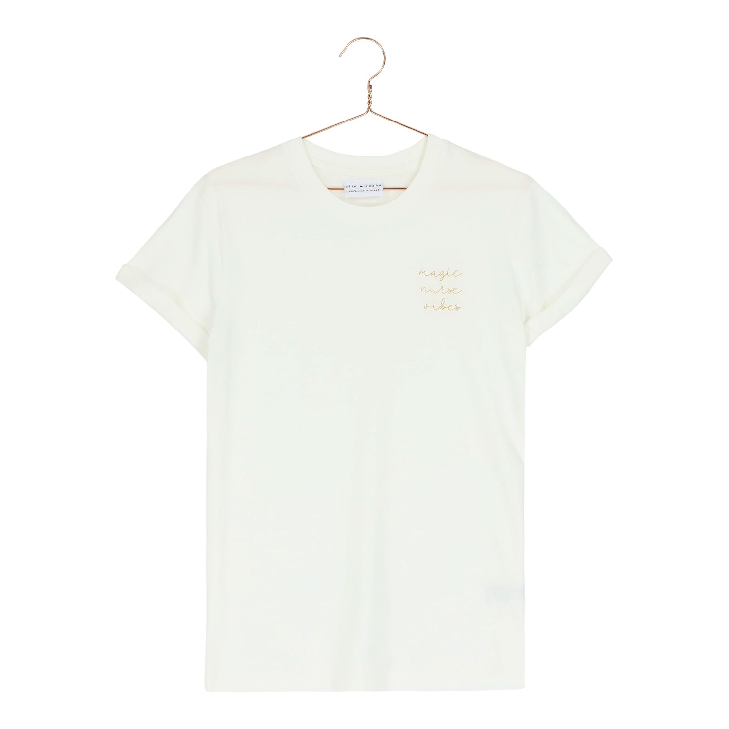 Ella and Rapha Magic Nurse t-shirt donna bianco cotone