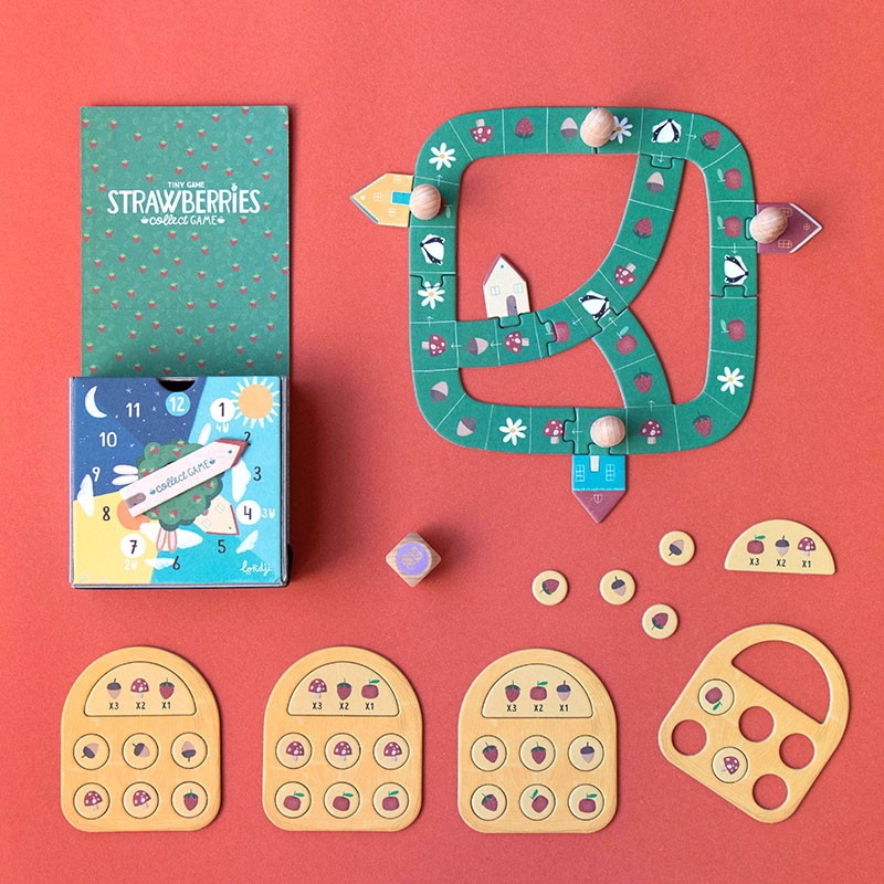 Londji Tiny Game Strawberries gioco da tavolo
