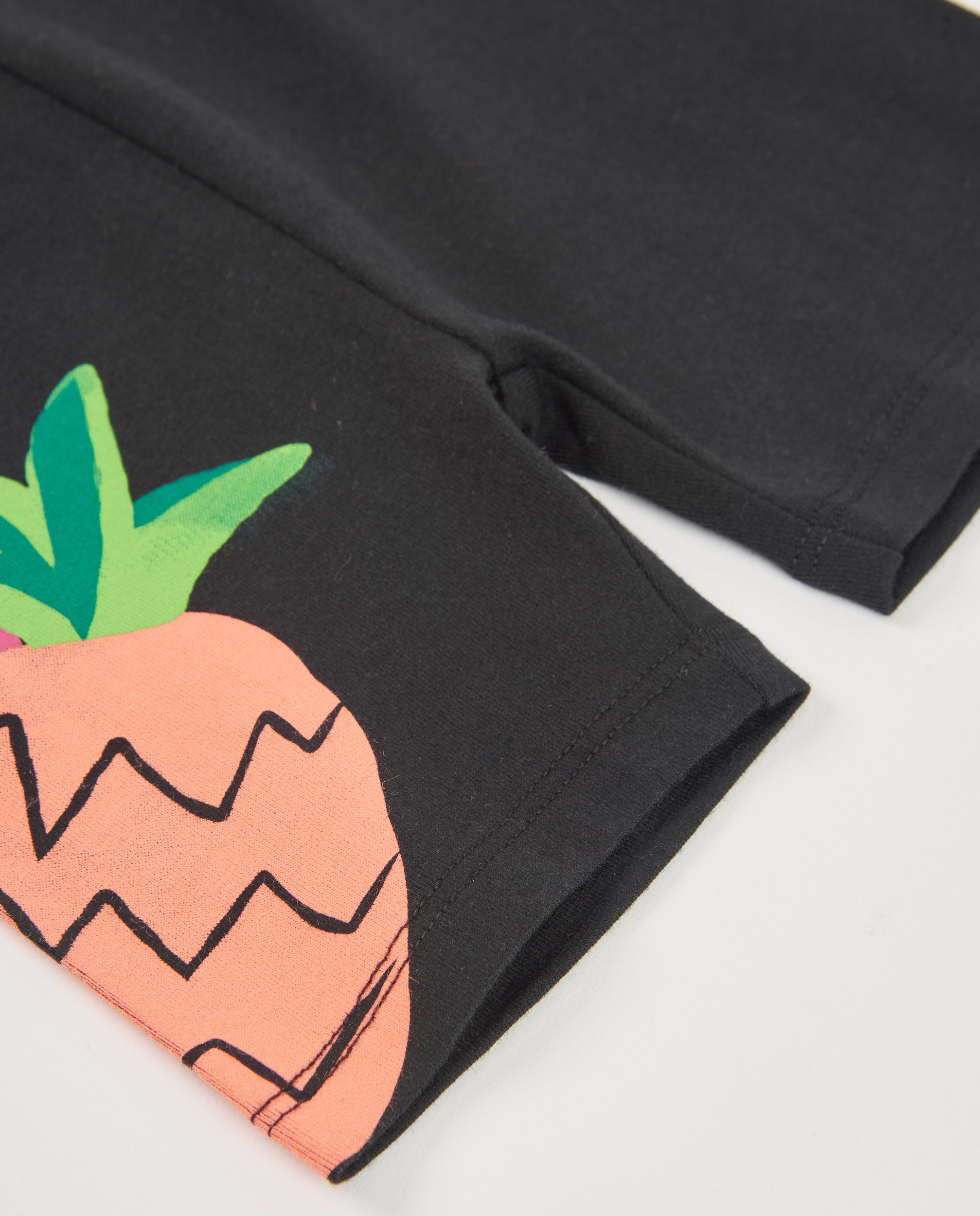 Tuc Tuc leggings bambina nero frutta elastico
