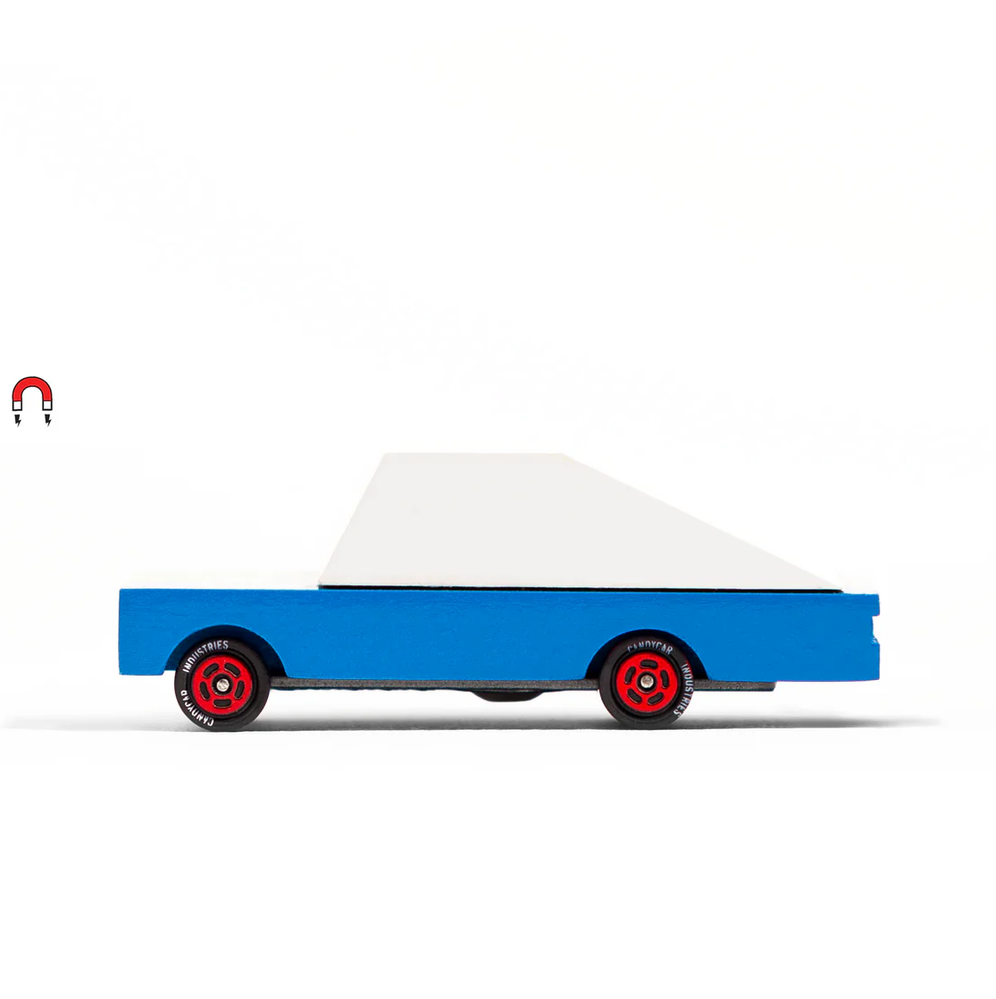 Candylab Candycar Blue Racer macchinina in legno blu
