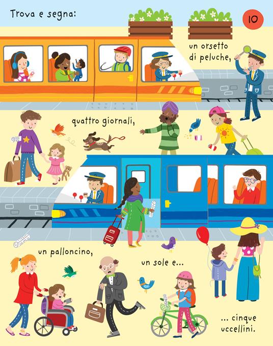 Usborne Blocco Scaccia-Noia Viaggi libro 100 pagine