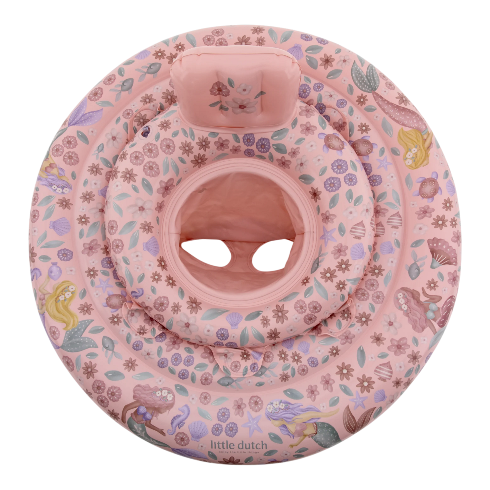 Little Dutch salvagente bebè sirene rosa 67 cm