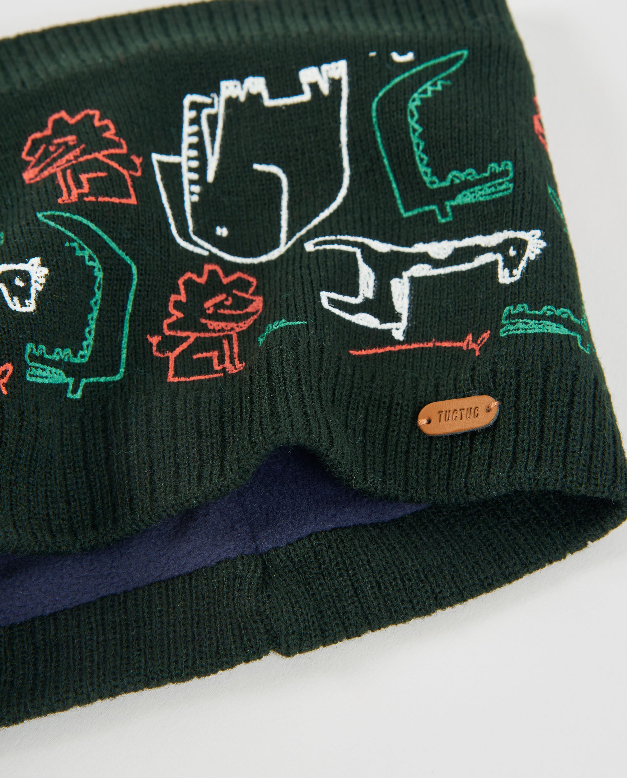 Tuc Tuc Set Cappello e Scaldacollo Verde Bambino
