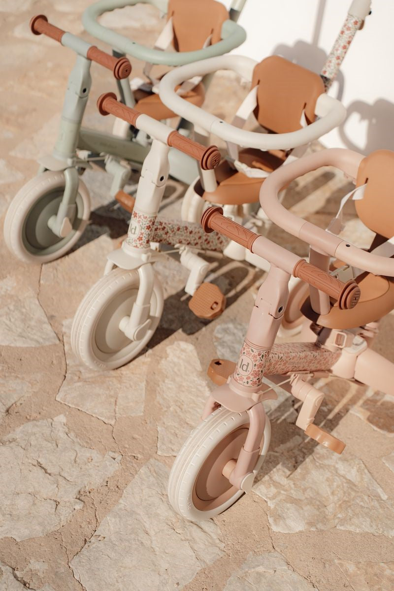 Little Dutch Triciclo Evolutivo Rosa Flowers 1-3 Anni