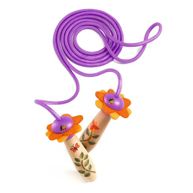 Djeco Florita corda per saltare bimbi regolabile legno