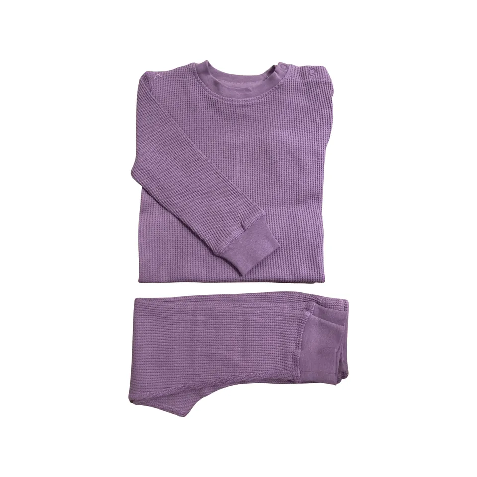 Slugs & Snails Plum Jam set waffle cotone viola campionario