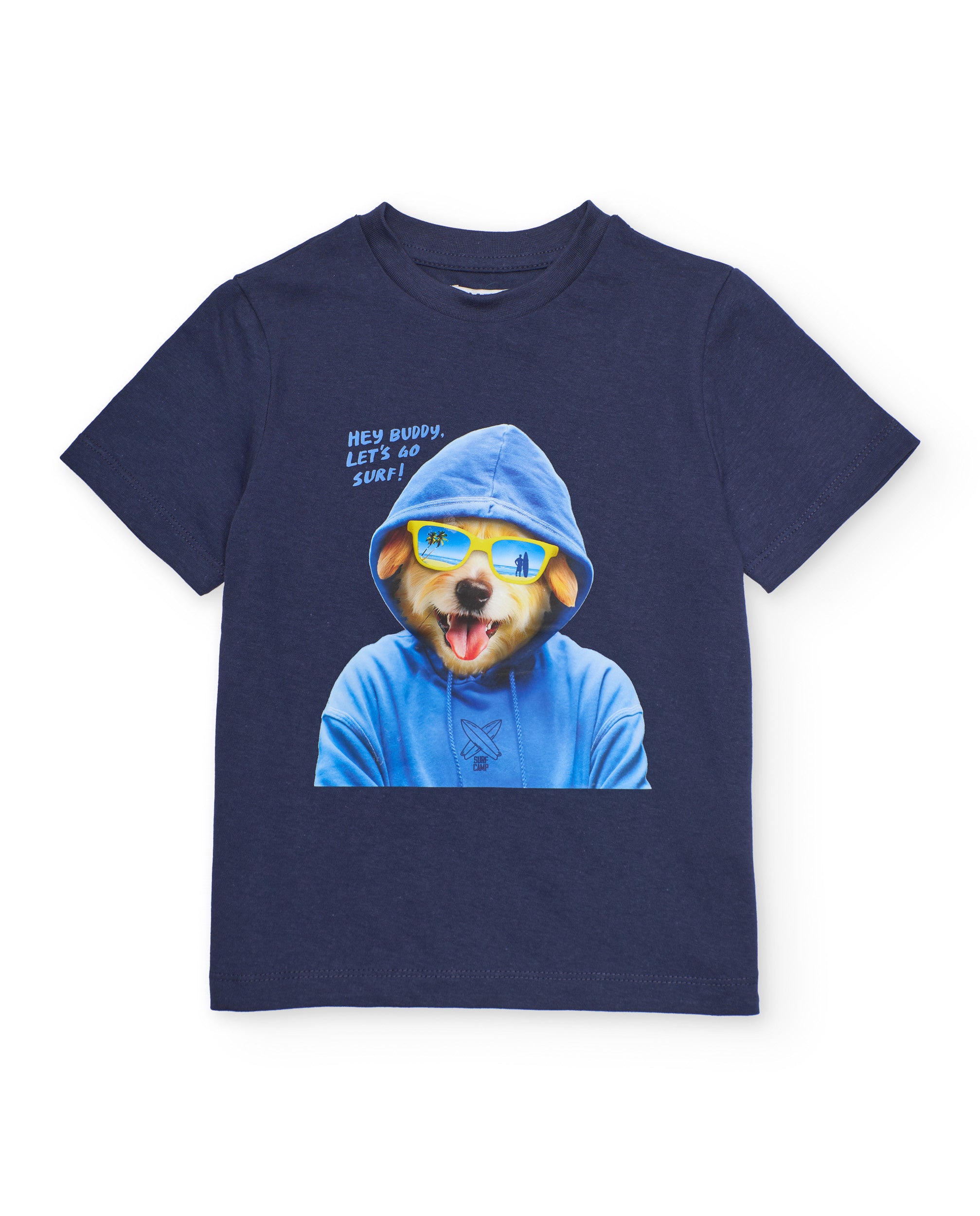 Tuc Tuc maglietta bambino cane blu navy