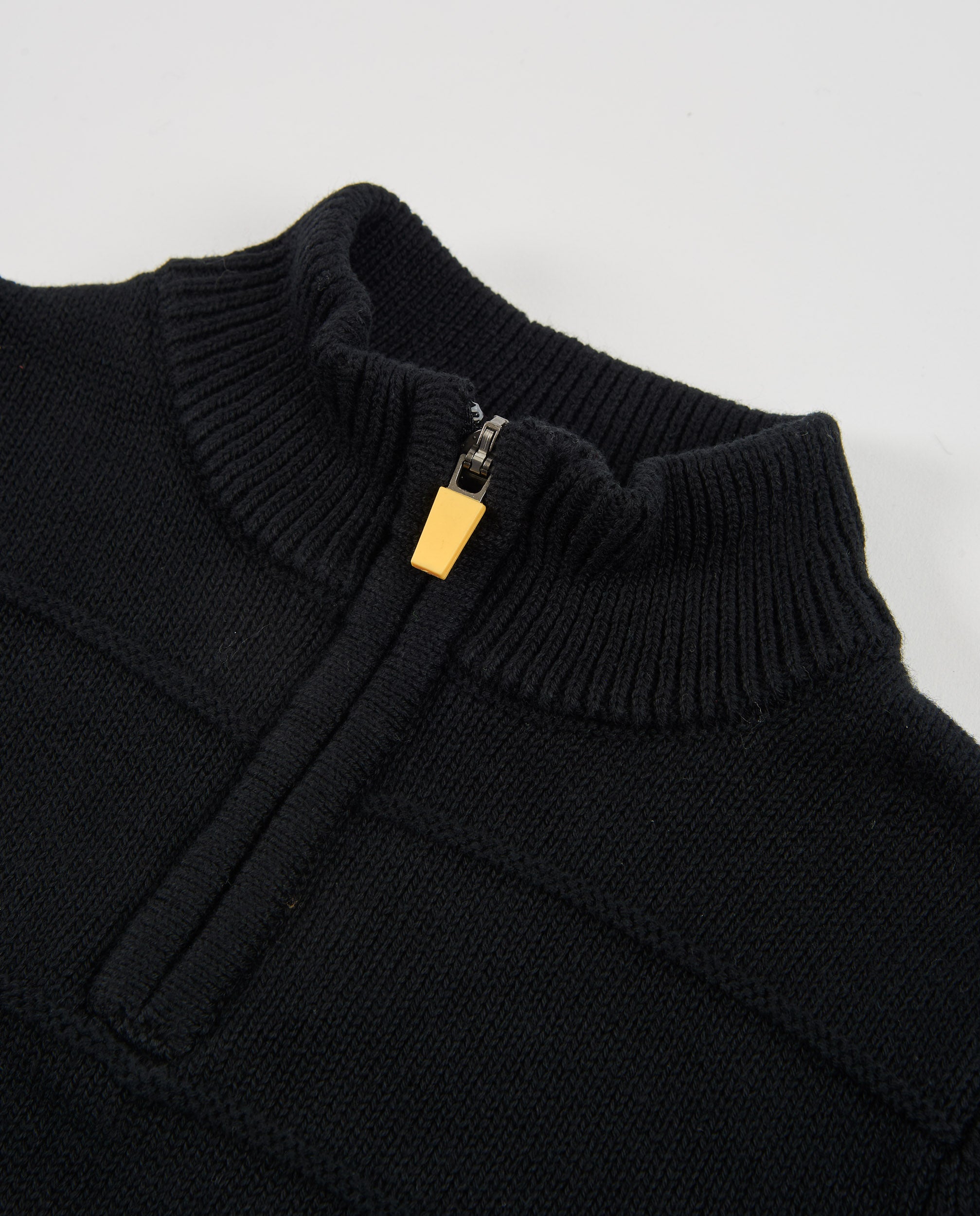 Tuc Tuc maglione bambino collo alto zip nero