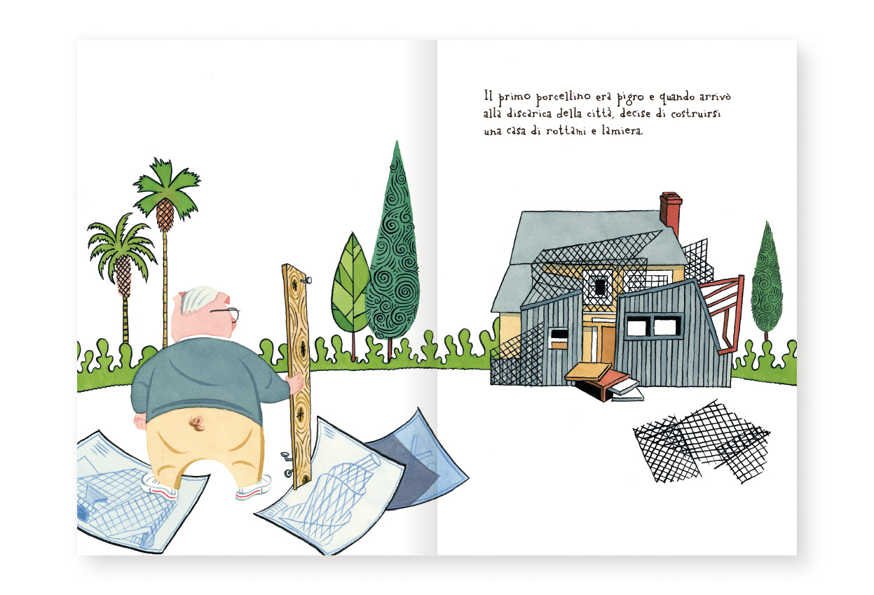Corraini I Tre Porcellini libro illustrato bambini