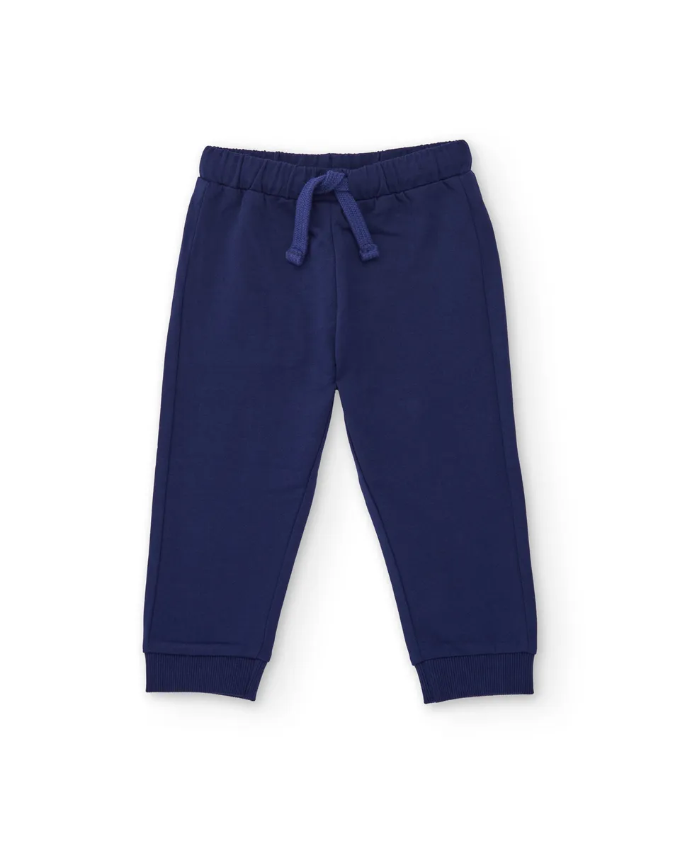 Tuc Tuc pantaloni bimbo blu vita elastica coulisse