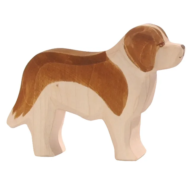 Ostheimer Cane S. Bernardo figura legno 8 cm da 3 anni