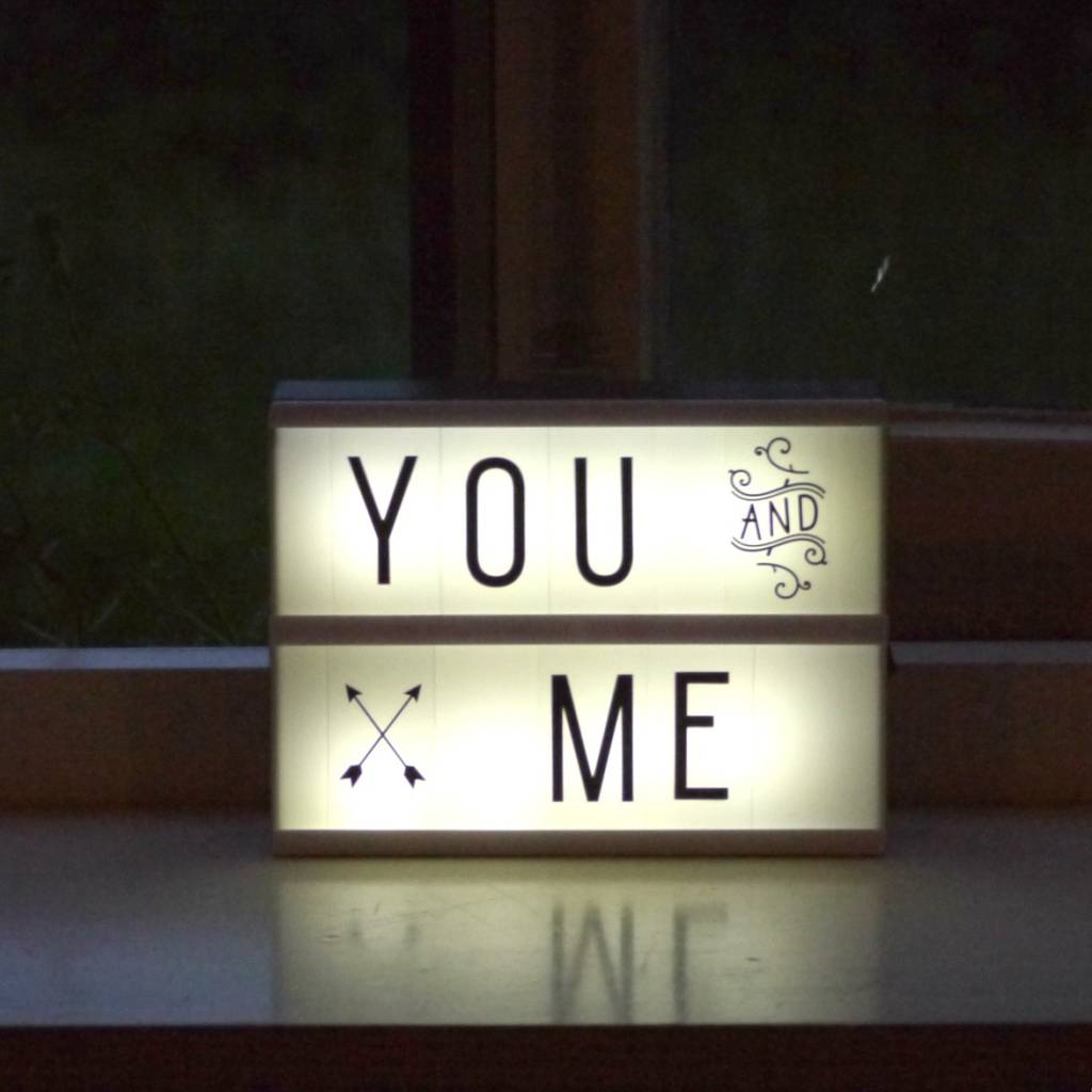 Little Lovely Company Lightbox Mini A5 lampada nera