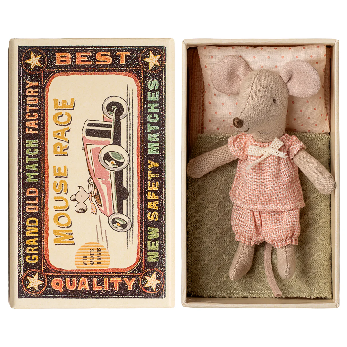 Maileg Little Sister topolino pigiama in scatola 11 cm