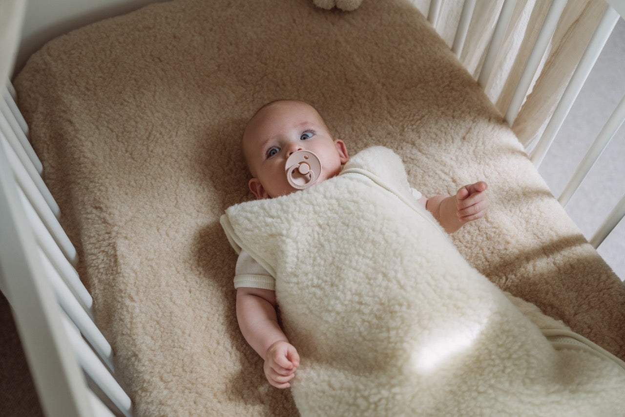 Kico Label sacco nanna invernale lana merino 70 cm naturel