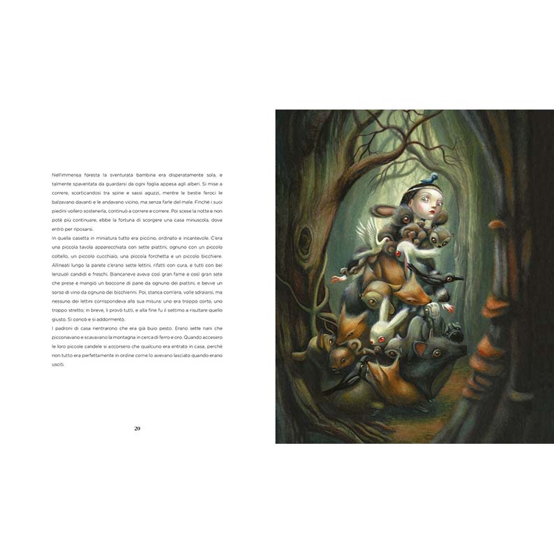 L'Ippocampo Biancaneve libro illustrato Lacombe 54 pagine dai 5 anni