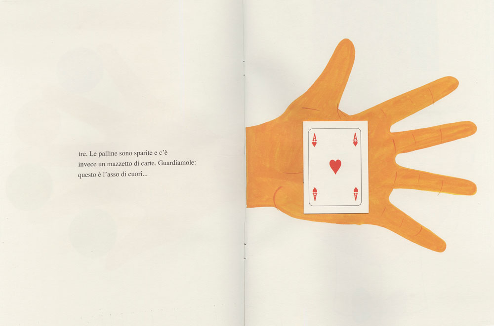 Corraini Il prestigiatore giallo libro Munari bambini