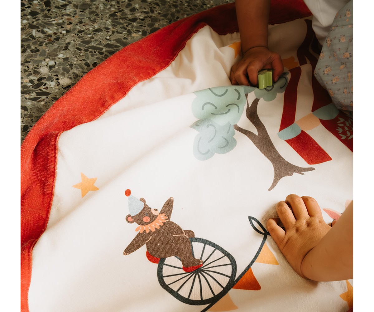 Play&Go Circus sacco portagiochi tappeto 140 cm