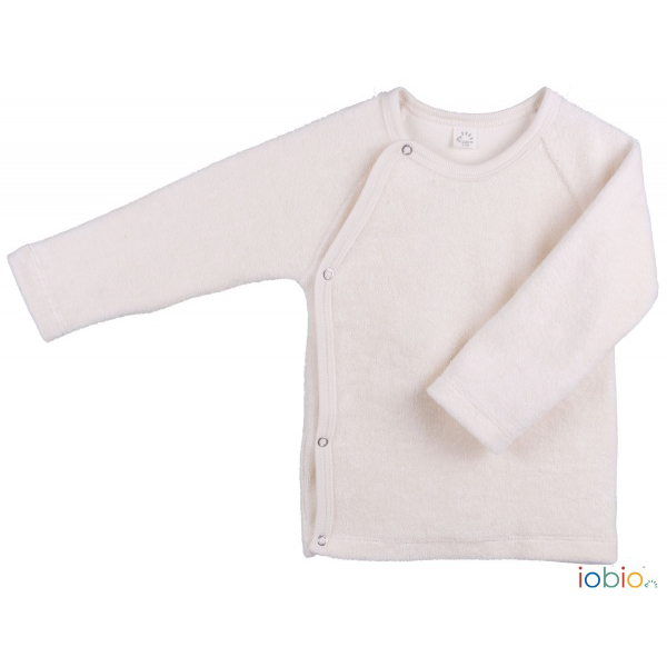Popolini coprifasce kimono spugna cotone ecrù
