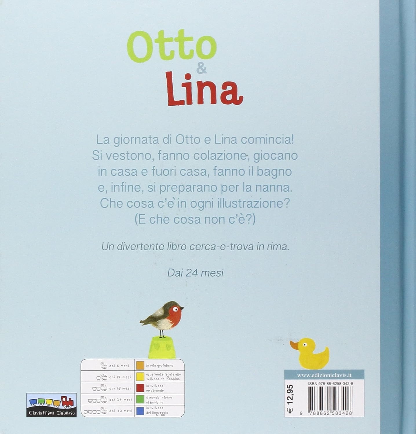 Clavis Otto & Lina una splendida giornata libro cerca-e-trova