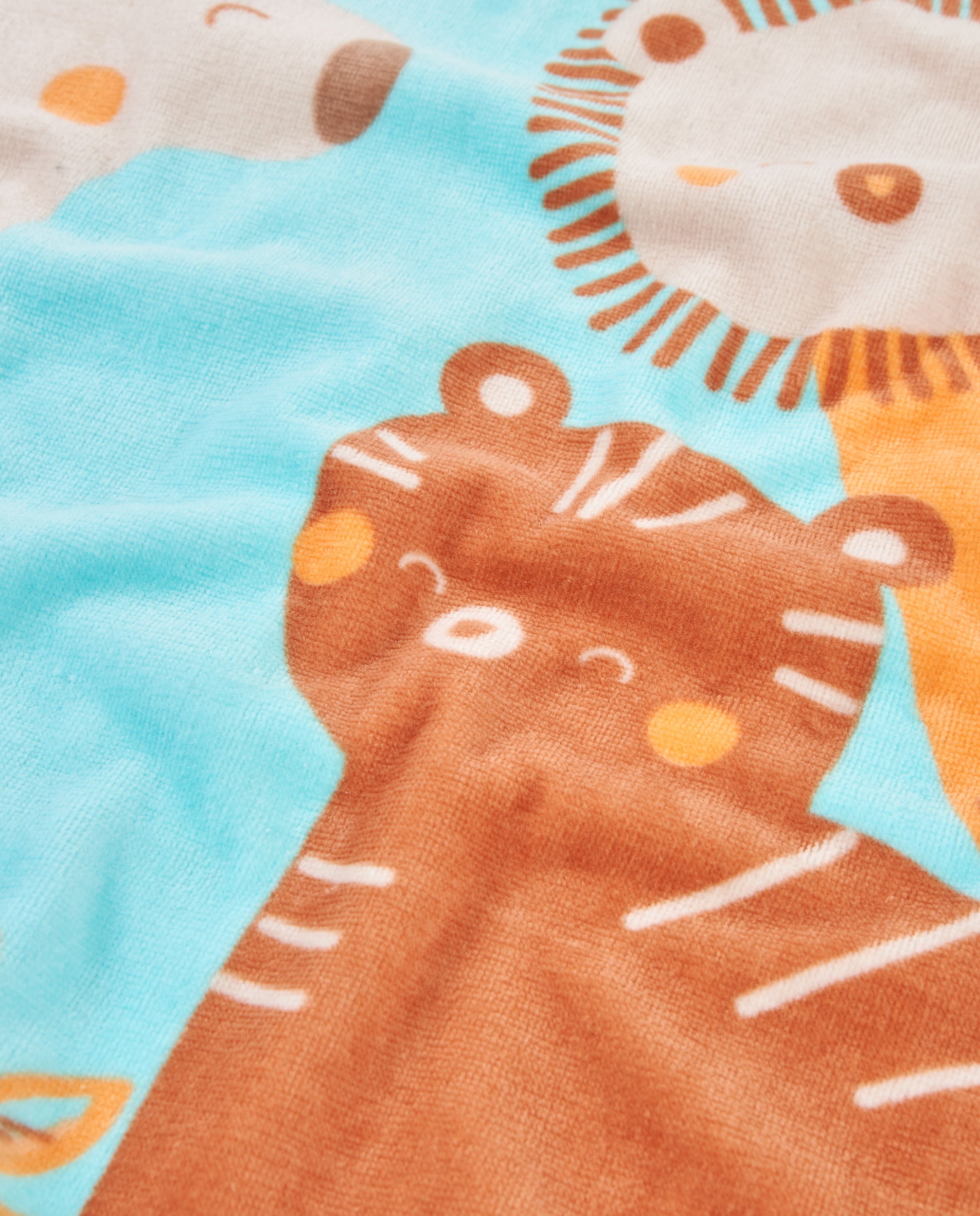 Tuc Tuc Poncho Mare Neonato Cappuccio Animali Blu