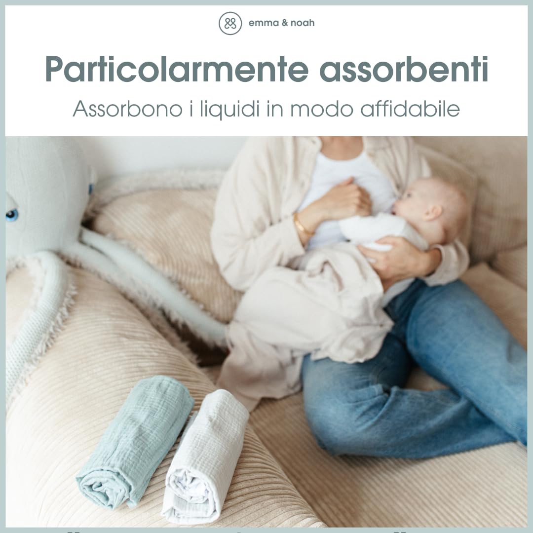 emma & noah Pannolini Garza 70x70 Frutteto 3 pz Bio