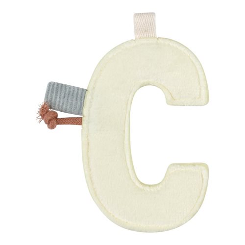 Little Dutch Lettera C elemento ghirlanda stoffa