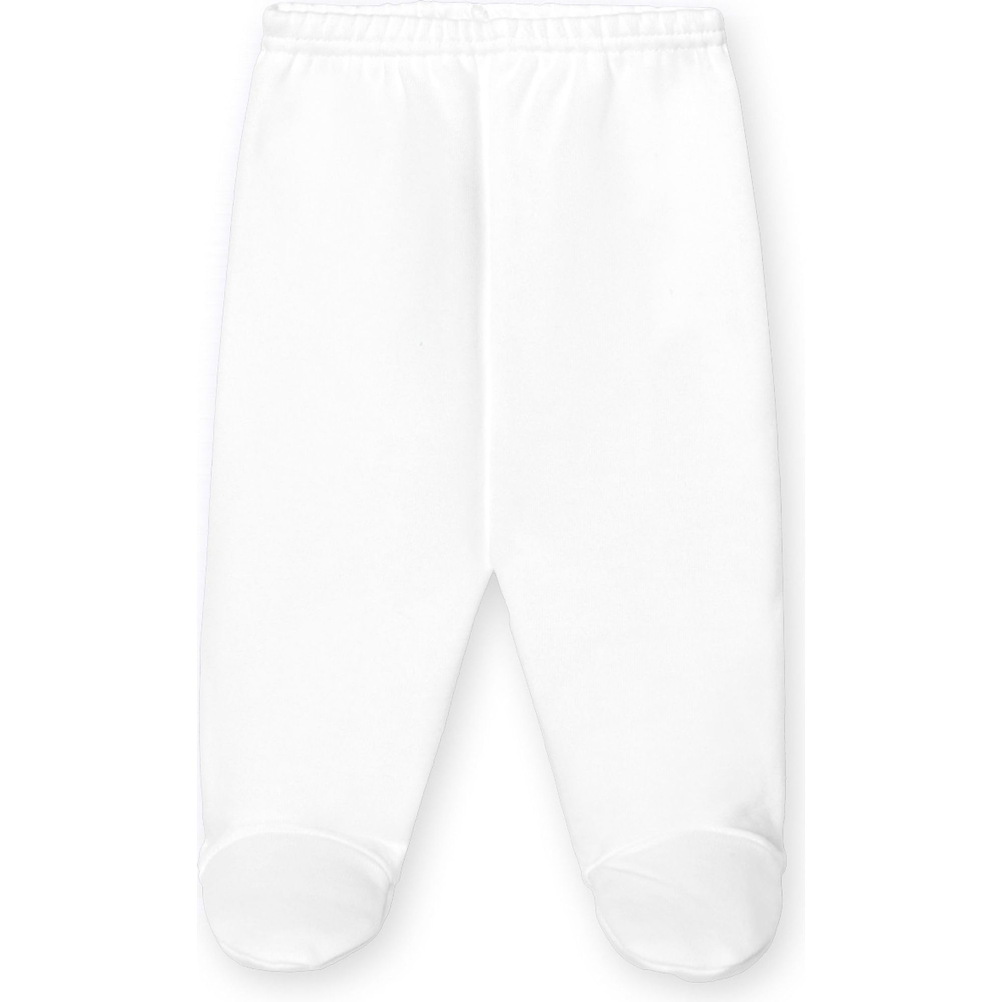 Babidu Polaina Afelpada leggings neonato bianco 0 mesi felpati