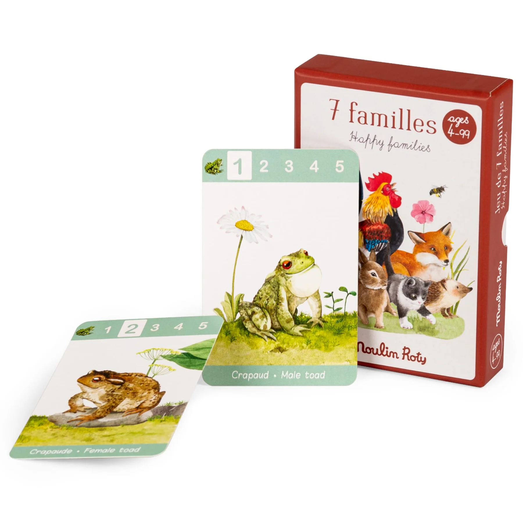 Moulin Roty Le Jardin 7 famiglie carte gioco