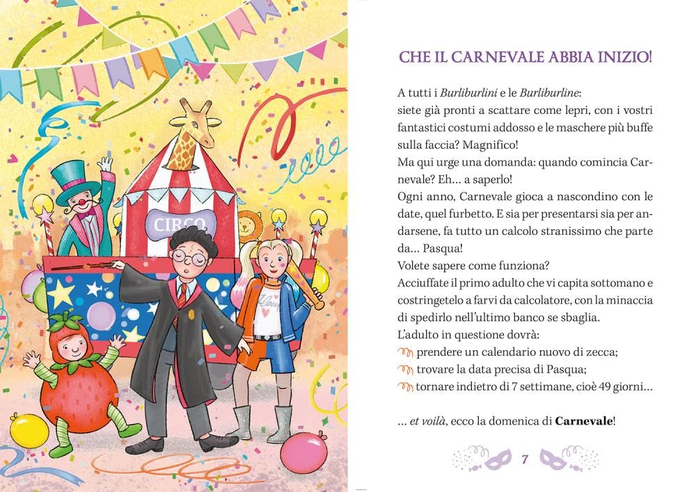 Giunti La vera storia del carnevale libro 48 pagine