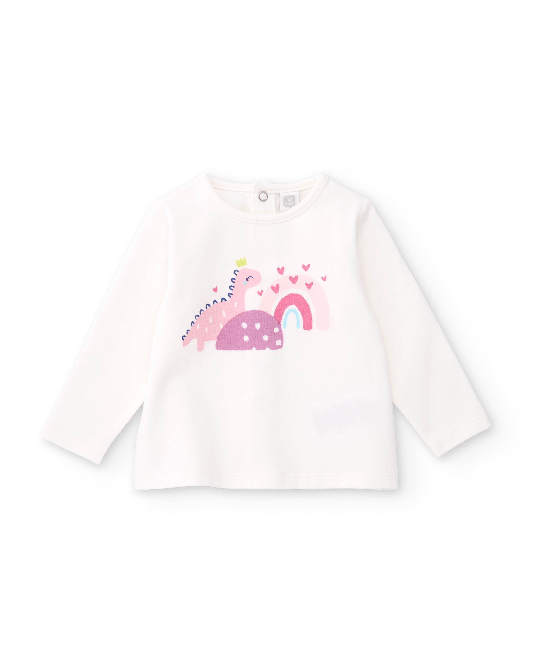 Tuc Tuc completo neonata rosa pile 3 pezzi cuori