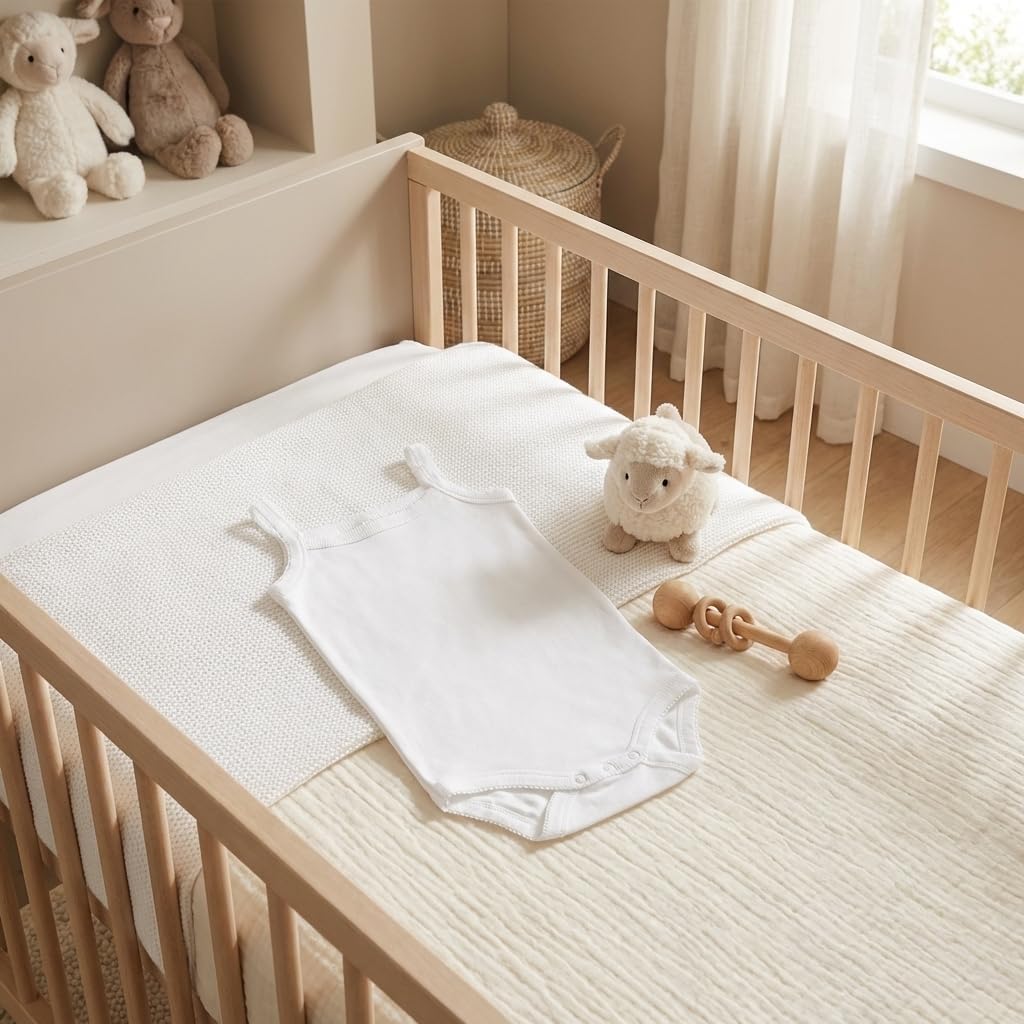 Babidu Body Spalline Sottili Bambù 6-9 Mesi