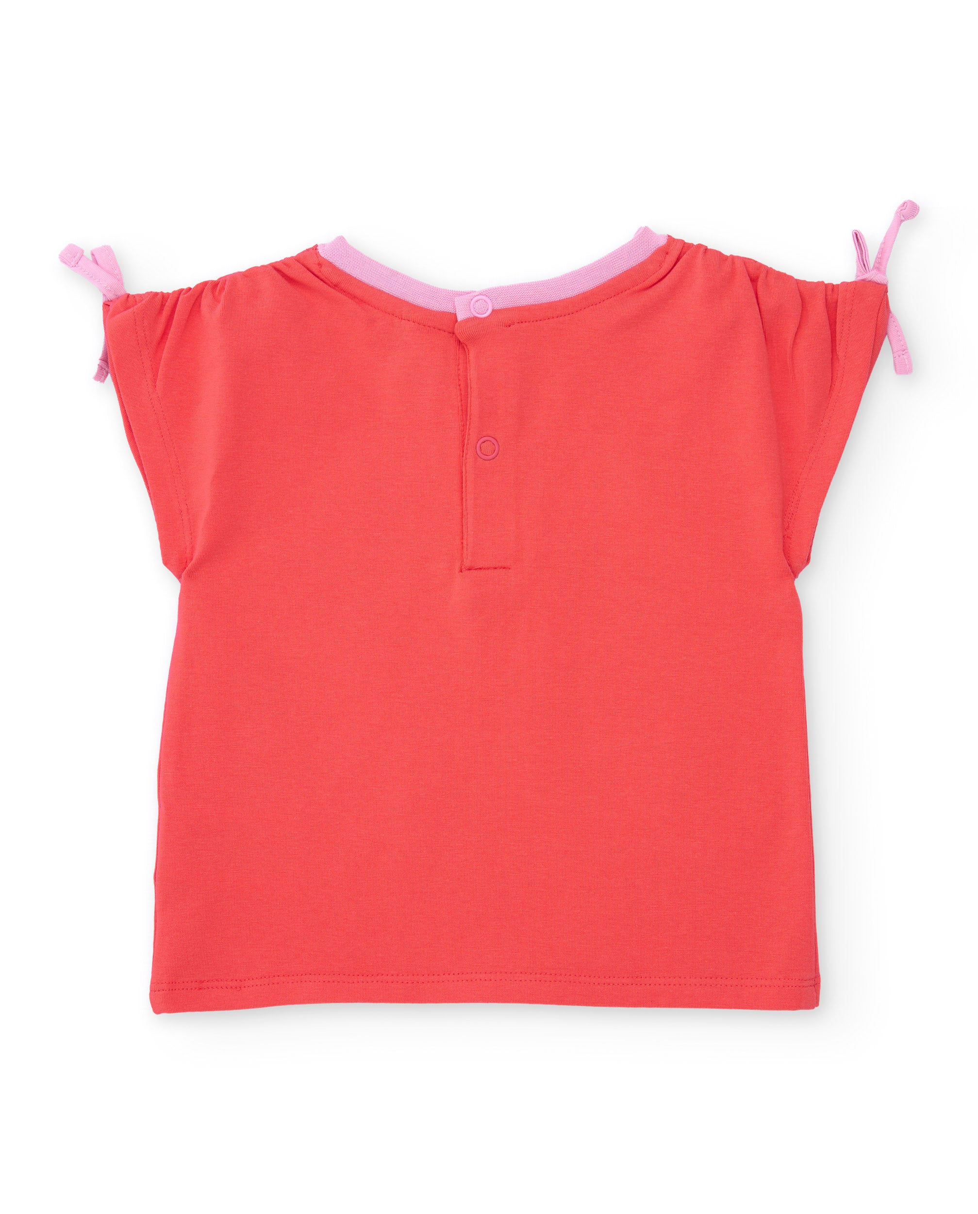 Tuc Tuc completo bambina maglietta rossa leggings mare