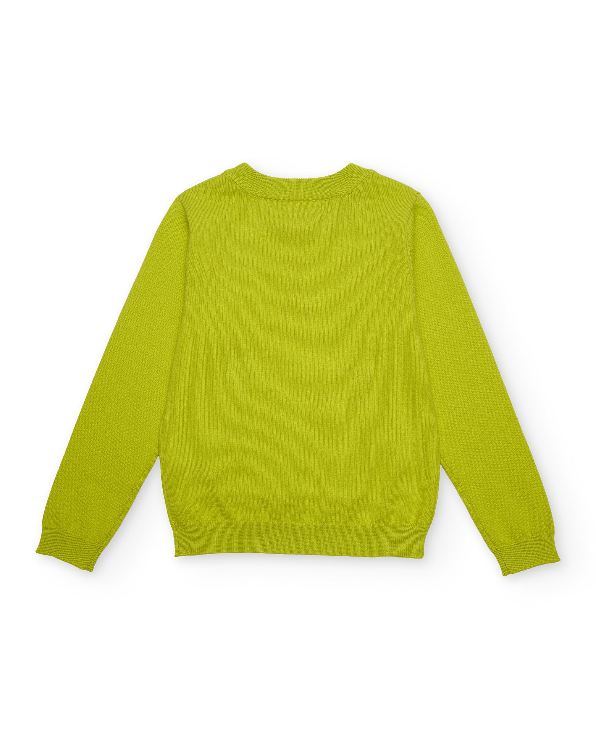 Tuc Tuc maglione bambino verde lime tasca canguro
