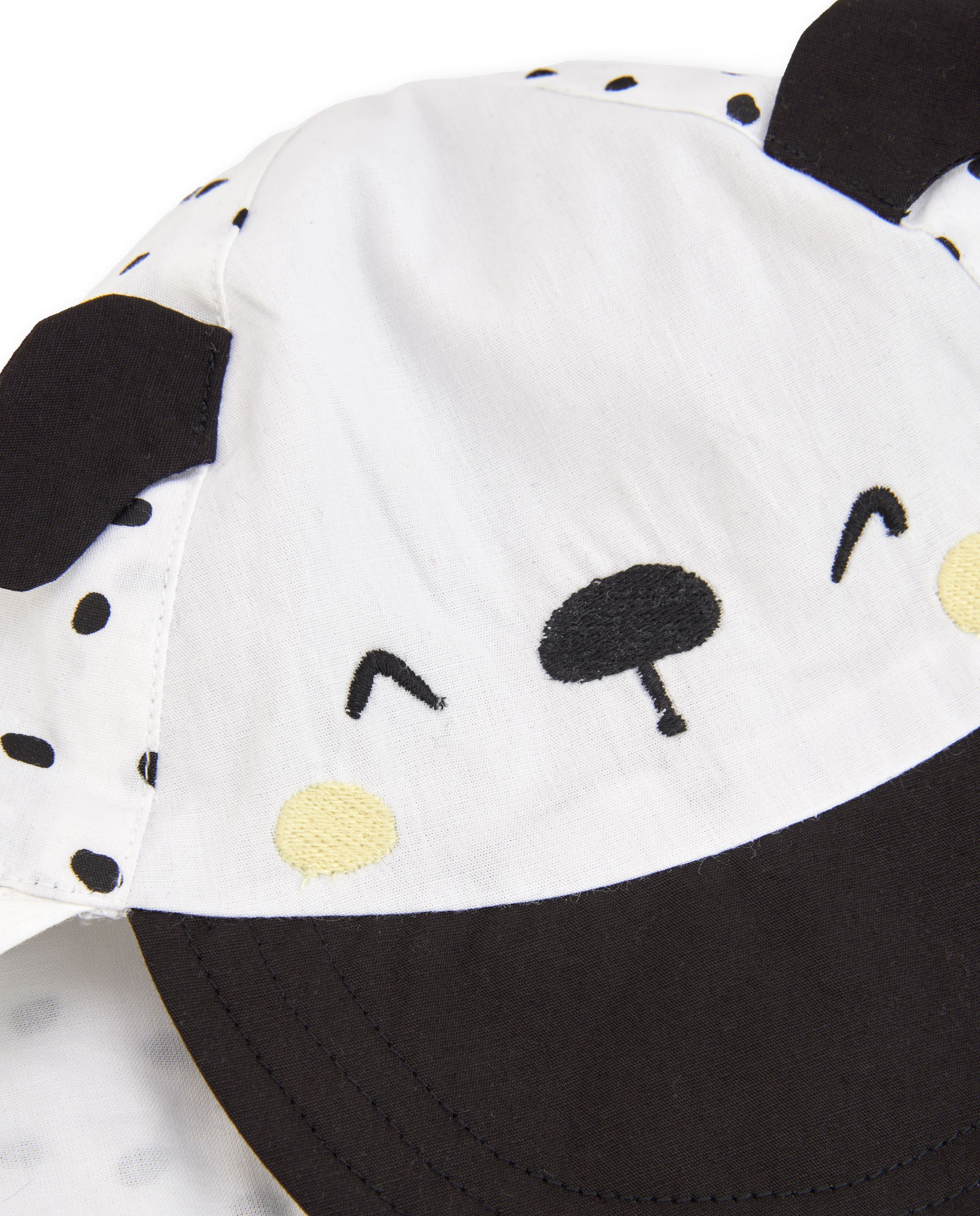 Tuc Tuc cappello neonato bianco animaletto visiera